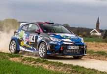 Kevin Müller gewinnt Rallye Südliche Weinstraße Kevin Müller im Toyota GR Yaris