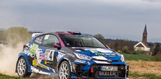 Kevin Müller gewinnt Rallye Südliche Weinstraße Kevin Müller im Toyota GR Yaris