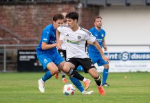 Sieg im Elfmeterschießen: Kandel zieht ins Halbfinale ein Arianit Uka vom FC BIenwald Kandel