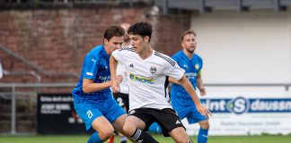 Sieg im Elfmeterschießen: Kandel zieht ins Halbfinale ein Arianit Uka vom FC BIenwald Kandel