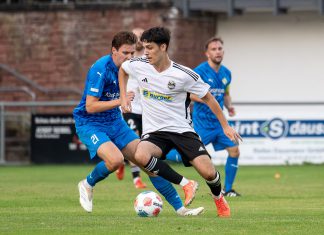 Sieg im Elfmeterschießen: Kandel zieht ins Halbfinale ein Arianit Uka vom FC BIenwald Kandel