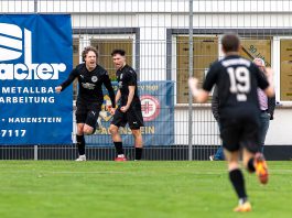 Joker Gries trifft: Hermersberg revanchiert sich in Hauenstein Fußballer Cedric Gries jubelt nach seinem Führungstreffer auf dem Spielfeld