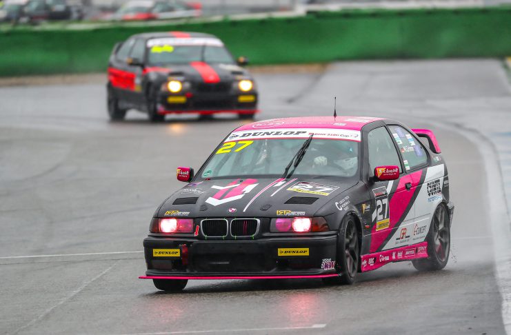 Starke Pfälzer: Premierensieg für Marco Grimm im DMV BMW 318ti Cup